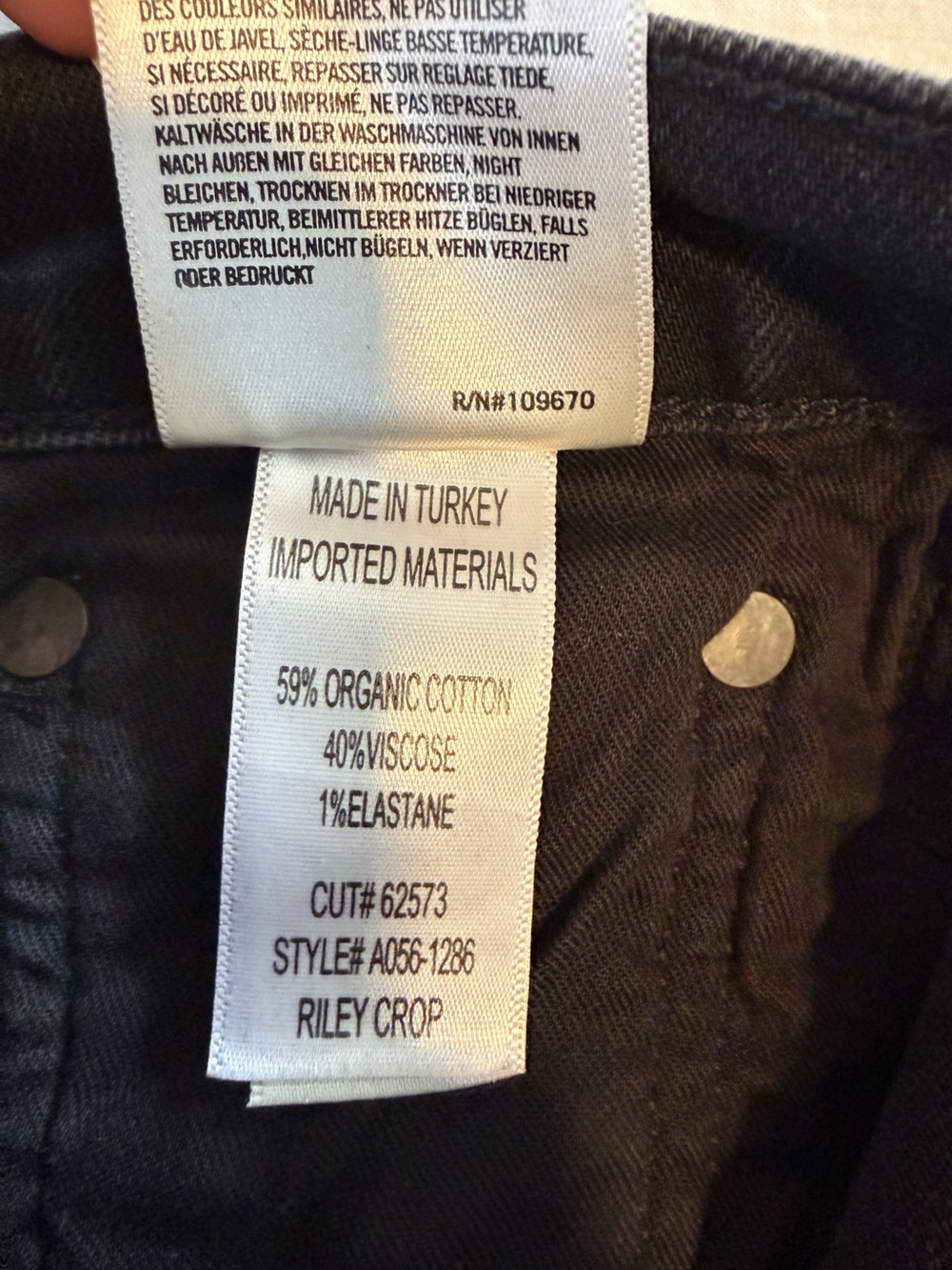 AGOLDE Riley High Rise Straight Crop Jeans 28 - Picture 9 of 13
